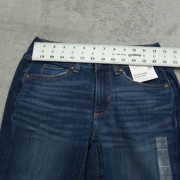 Sonoma Jeans Women's Size 0S Blue High-Rise Curvy Skinny Stretch 27" Inseam NWT - Picture 15 of 16